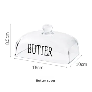 Assiette de présentation en bois et verre transparent pour gâteaux et desserts, pour la mise en table occidentale, commerce transfrontalier - Product Image 6