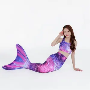 Surpresa Preço Respirável Swim Mermaid Tail Soft Blanket OEM/ODM Kids Swimming Flippers