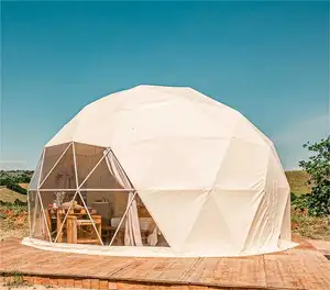 קמפינג חיצוני כוכב אוהל אוויר כיפת איגלו אוהל גלמפינג שקוף גיאודזי מלון כיפת מדבר אוהל