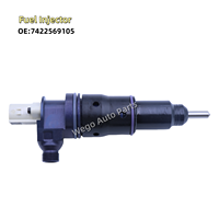 Piezas de automóvil 7422569105 22569105 7422459522 22459522 85020361 BEBJ1F11201 Inyector de combustible diésel para Volvo para inyector Renault
