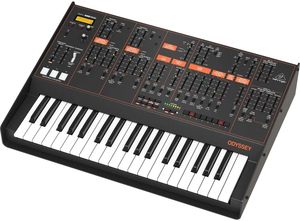 Synthétiseur analogique Behringer ODYSSEY, 37 touches, double VCO, VCF multi-modes 3 voies, séquenceur 32 pas, arpeggiateur, effets Klark Teknik - Product Image 4