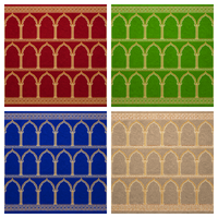 Tapis de prière personnalisés en laine pour mosquées universitaires, rouleaux de 6 mm, 12 mm, 15 mm pour salles de prière