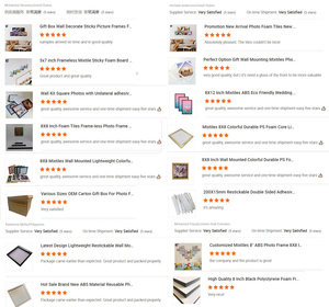 50 Stuks Pak 7Inch Tafelblad Randloze Fotolijst Met Lijm Met 1 Ophangtape - Product Image 6