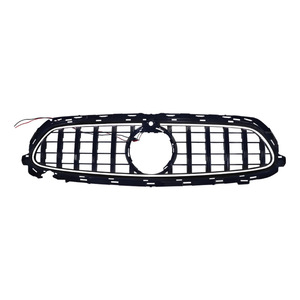 Pour Mercedes Benz W204 W205 W213 W253 W176 <span class=keywords><strong>W177</strong></span> C E GLA GLC GLE GLS ML GLK CLA Avec Feux LED <span class=keywords><strong>Calandre</strong></span> Avant de Voiture - Product Image 2