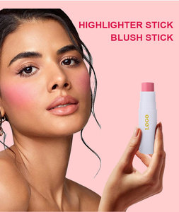 Stick de Maquillage Double Embout Minéral Rose Vegan à Haute Pigmentation <span class=keywords><strong>pour</strong></span> <span class=keywords><strong>Bronzer</strong></span>, Enlumineur et Correcteur Éclaircissant, Marque Privée - Product Image 6