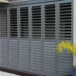 Système d'ombrage solaire de bonne qualité Façade extérieure anti-pluie Persiennes verticales automatiques en aluminium motorisées pour brise-soleil - Product Image 2