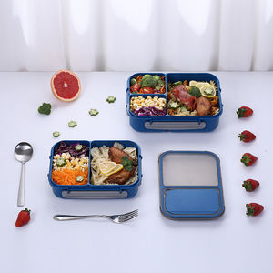 गर्म बिक्री अनुकूलन योग्य कार्यालय स्कूल प्लास्टिक लीक सबूत पर्यावरण के अनुकूल डिशवॉशर सुरक्षित सूक्ष्म खाद्य दोपहर का भोजन बॉक्स - Product Image 3