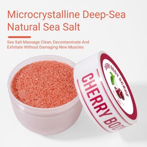 Gommage exfoliant pour le visage et le corps à la cerise et à la vanille biologique naturelle JMFREE avec logo personnalisé, éclaircissant et illuminant pour tous les types de peau - Product Image 4