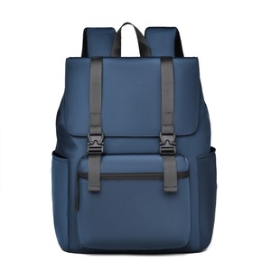 Large Capacity Trendyy Leather Film Laptop <b>Backpack</b> <b>Simple</b> Fashion Cross-Border Design Waterproof Oxford Zipper Polyester for - Product Image 5