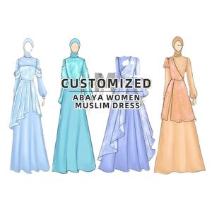 Vestido de Moda Otoño-Invierno para Mujer 4225, Diseño Ecológico, Ropa de <span class=keywords><strong>Boutique</strong></span> con Servicio de Impresión Digital de Logotipo Personalizado - Product Image 4