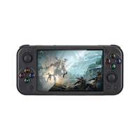 Machine d'arcade portable 5 "RG50XX pour 2 joueurs Joysticks analogiques 3D et connexion TV Dispositif de jeu Linux