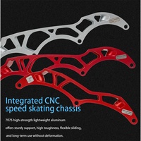 Patins à roulettes de course personnalisés de haute qualité SK5, coque en fibre de carbone professionnelle, châssis en aluminium, roulements en céramique