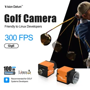 Sistema de simulador de análisis de swing de golf 300fps 400fps 500fps 1000 fps Cámara de visión artificial con lente