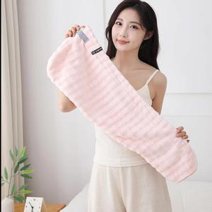 Quick Dry Microfiber Hair Drying Towel 35x75 Cm Solid Color For Adults Home Use - Product Image 1