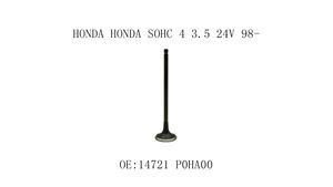 วาล์วเครื่องยนต์รถแข่ง14721P0HA00 14721PDAE00 14721P0A000สำหรับฮอนด้าฮอนด้าฮอนด้า SOHC 4 3.5 24V - Product Image 2