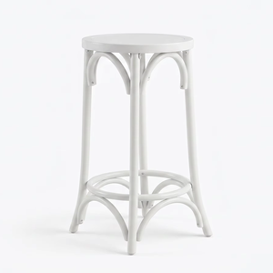Chaise de bar ronde en bois pour mariage, chaise de salle à manger design pour hôtel, chaise en bois d'intérieur et d'extérieur en gros - Product Image 3