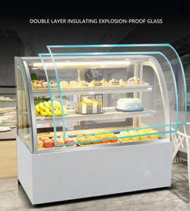 <span class=keywords><strong>Vitrina</strong></span> <span class=keywords><strong>Refrigerada</strong></span> Curva <span class=keywords><strong>Usada</strong></span> <span class=keywords><strong>para</strong></span> Panadería, Pastelería y Exhibición de Pan - Product Image 5