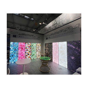 Panel de pared de <span class=keywords><strong>piedra</strong></span> semipreciosa iluminada natural, losas de <span class=keywords><strong>piedra</strong></span> de ágata translúcida retroiluminada - Product Image 3