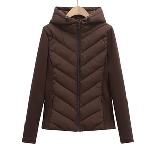 Chaqueta Larga con Capucha para <span class=keywords><strong>Mujer</strong></span> <span class=keywords><strong>de</strong></span> Alta Calidad, Nuevo Estilo Otoño 2024 con Diseño <span class=keywords><strong>de</strong></span> Tira <span class=keywords><strong>de</strong></span> Presión y Empalme - Product Image 4