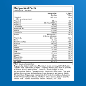 Comprimé de supplément de multivitamines pour hommes avec vitamine et zinc pour le soutien de la santé immunitaire - Product Image 2