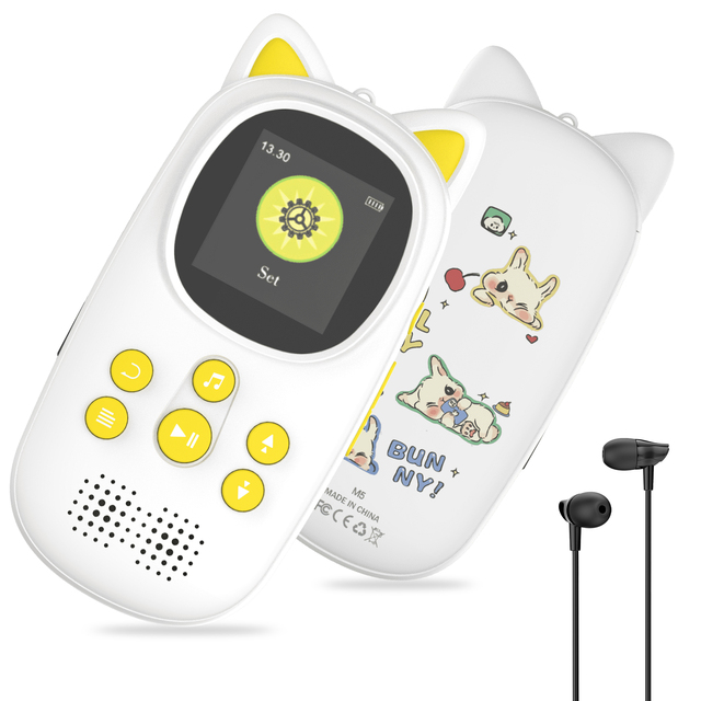 Cartoon Kids for 5.3 MP3/FLAC/APE Music Player FM Radio Voice Recorder Portable 16GB/32GB/64GB Memory OEM/ODM