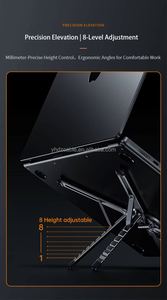 Latest Design Aluminum Magnetic Phone Holder Adjustable Tripod <b>Stand</b> Degree Rotatable Foldable Desktop <b>Tablet</b> <b>Stand</b> - Product Image 3