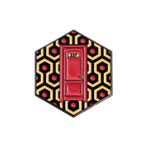 रचनात्मक गोथिक मूथ खोपड़ी चाकू कीट एनमेल बैज पिन - Product Image 3