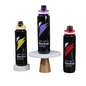 Botella Deportiva de 1 Litro, Botella para Beber Súper Portátil - Product Image 2