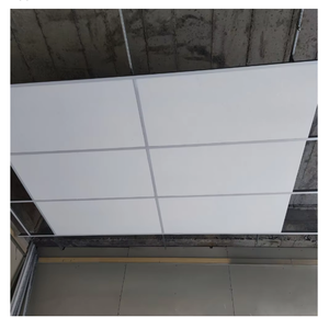 NRC 0.9 ile 2*4 fiberglas tavan akustik tavan kurulu - Product Image 1