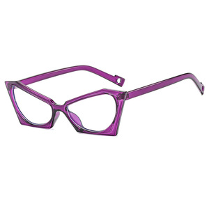 Psn Cat Eye <b>Eyeglasses</b> <b>Frames</b> Full Rim Anti Blue Light Unisex Geometric Design Lightweight 2023 - Product Image 5