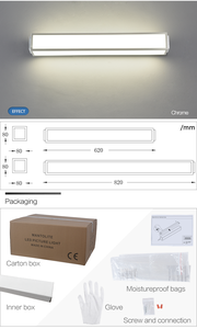 Lámpara de Pared LED Moderna para Espejo, para Hogar, Hotel, Baño - Product Image 5