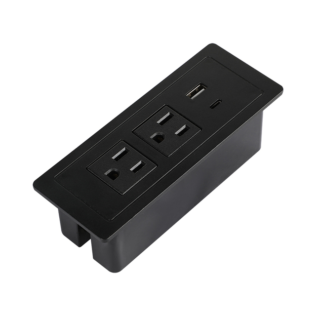 Direct Factory American Standard USB Power Socket with Usb-a and Usb-c for Hotel Office Furniture