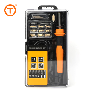 220 वी लकड़ी जलाने वाली पेन सोल्डरिंग आयरन टूल किट सेट - Product Image 1