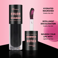 Gloss à lèvres changeant de couleur en gros, hydratant, longue tenue, repulpant, texture lisse, teinte brillante, soin des lèvres