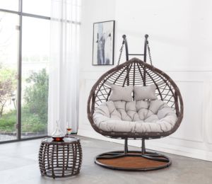 Rotin tissé meubles maison mode panier suspendu <span class=keywords><strong>style</strong></span> moderne tissé rotin suspendu <span class=keywords><strong>chaise</strong></span> berceau balançoire extérieure - Product Image 3