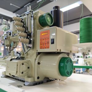 Doso DS-720AT Series Direct Drive Small Cylinder-Bed 3-Thread Interlock <b>Sewing</b> Flat Lock <b>Machine</b> With Auto Trimming - Product Image 2