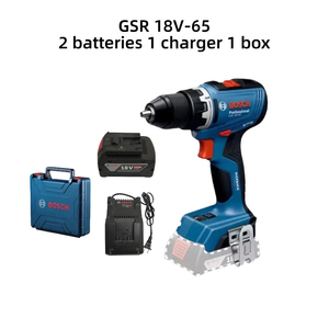 <span class=keywords><strong>Perceuse</strong></span> sans fil <span class=keywords><strong>Bosch</strong></span> GSR 18V-65 sans balais, 18V, 63 Nm, couple élevé, outil pour espaces restreints, anti-retour de visseuse, outil électrique - Product Image 2