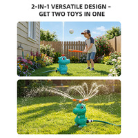 Jouet d'été en plastique pulvérisateur d'eau pour jardin, dinosaure, pour jeux aquatiques parent-enfant en extérieur, pour 0-24 mois