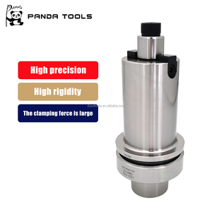 Porte-outil de fraisage frontal haute vitesse HSK63F G2.5 24000 tr/min, mandrin de fraisage 22mm 27mm, outillage de précision pour routeur CNC pour le travail du bois - Product Image 1