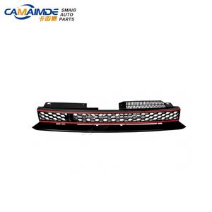 Griglia Anteriore Cromata Nera in ABS per Auto VW Golf 6 / MK6 2009 - 2012 OE 5K0 853 651 <span class=keywords><strong>AG</strong></span> 5K0853651 - Product Image 1