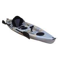 Nouveau Kayak motorisé avec pédale pour la pêche en Mer et au canoë, siège en plastique