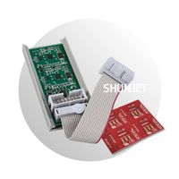 Carte fissurée à puce intelligente rouge Compatible de vente chaude pour imprimante à jet d'encre continue VJ 1240 1280 1580