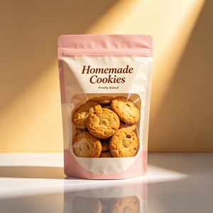 Bolsa de Polietileno con Cierre Ziplock Impresa Personalizada, Bolsa de Embalaje de Alimentos de Aluminio con Cierre para Dulces, Bocadillos y Galletas - Product Image 2