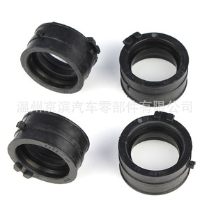 Abrazadera de goma para colector de admisión Honda Cbr600, 4 Uds., para reemplazo de carburador, compartimento del motor, sistema de combustible de motocicleta - Product Image 1