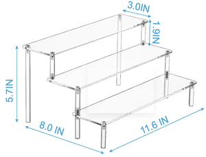 Penjualan laris rak penyimpanan akrilik <span class=keywords><strong>Display</strong></span> berdiri langkah akrilik pemegang rak penyimpanan - Product Image 5