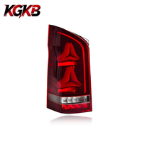 KGKB LED-Rückleuchten-Set für Benz Vito W447 V260 V300 Star-Style mit Sequenzieller Animation Fließendem Blinker Plug-and-Play 12V