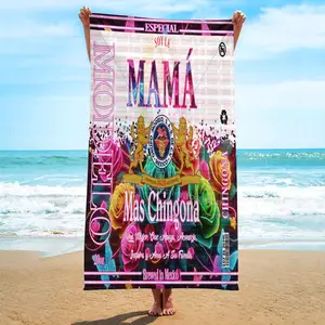 Самая дешевая цена, быстрая доставка, соя ля мама, Mas Chingona Modelo, цветочное розовое пляжное полотенце на заказ, мексиканские банные пляжные полотенца