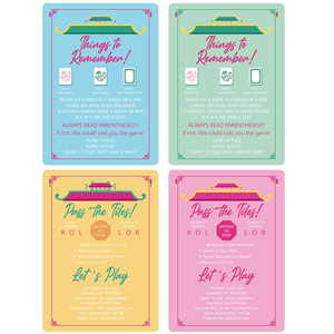 Juego de Mezclador de Fichas de Mahjong de PP Impresas a Todo Color Personalizadas, Flexibles, Directo de Fábrica - Product Image 1