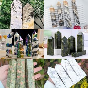 Commercio all'ingrosso Xiuyan punto di giada <span class=keywords><strong>pietra</strong></span> curativa FengShui cristallo ornamento regalo altri oggetti artigianali di cristallo dalla cina, circa 13-15 pz/kg - Product Image 6