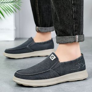 Lo último en zapatos bajos de lona casuales de moda para hombres, <span class=keywords><strong>Tenis</strong></span> elegantes para caminar al aire libre para invierno y primavera, suela de TPU - Product Image 5